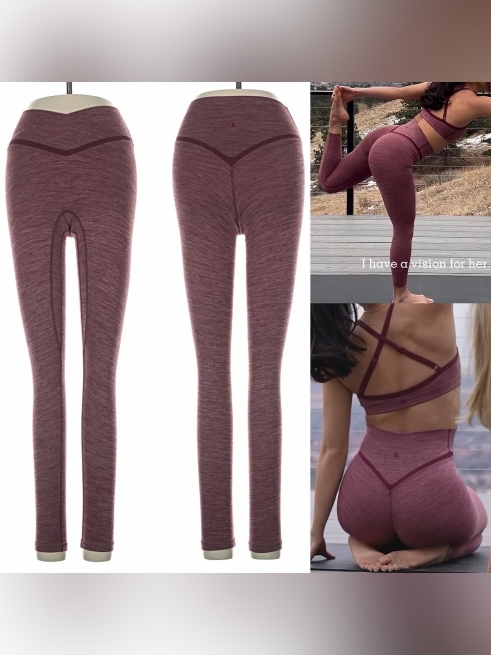 Vitality Daydream Legging Blackberry rose XXS